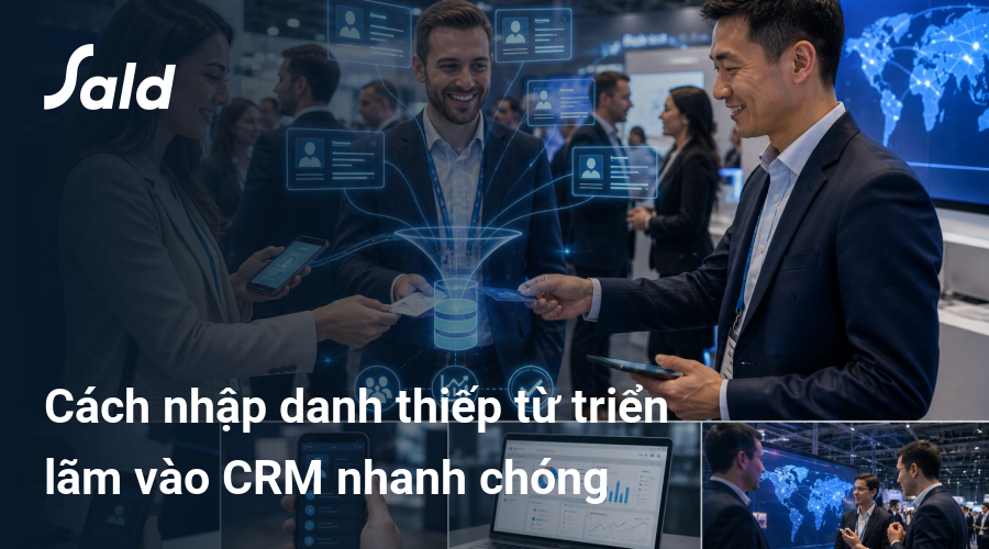 Cách nhập danh thiếp từ triển lãm vào CRM nhanh chóng
