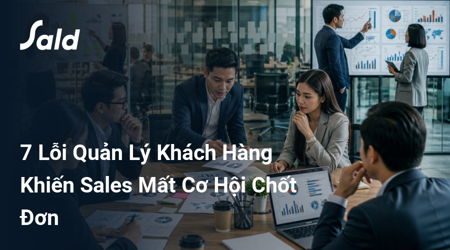 7 Lỗi Quản Lý Khách Hàng Khiến Sales Mất Cơ Hội Chốt Đơn