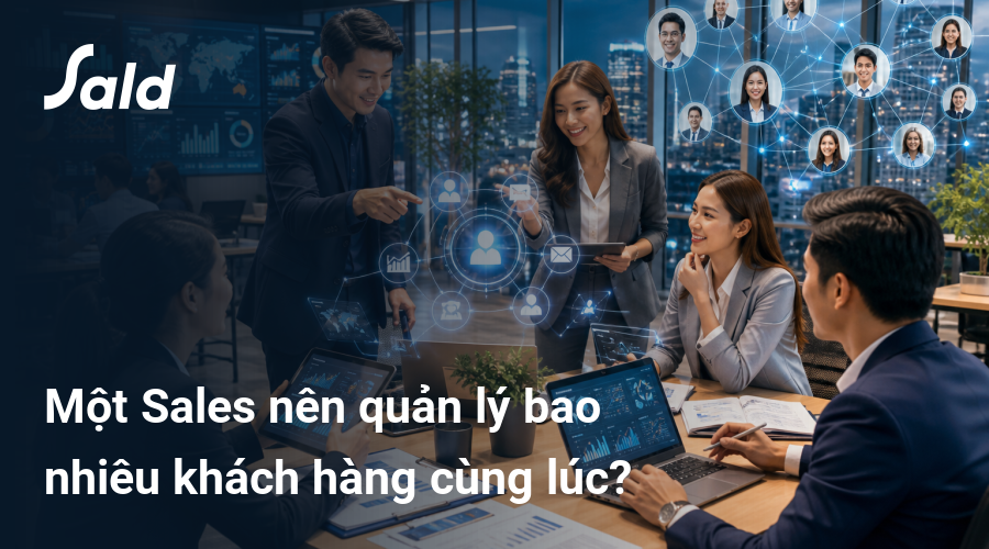 Một Sales nên quản lý bao nhiêu khách hàng cùng lúc?