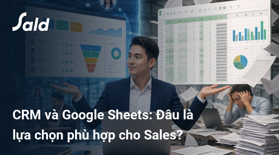 CRM và Google Sheets: Đâu là lựa chọn phù hợp cho Sales?