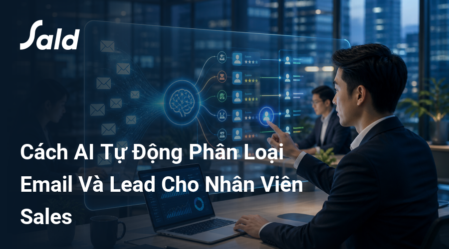 Cách AI Tự Động Phân Loại Email Và Lead Cho Nhân Viên Sales