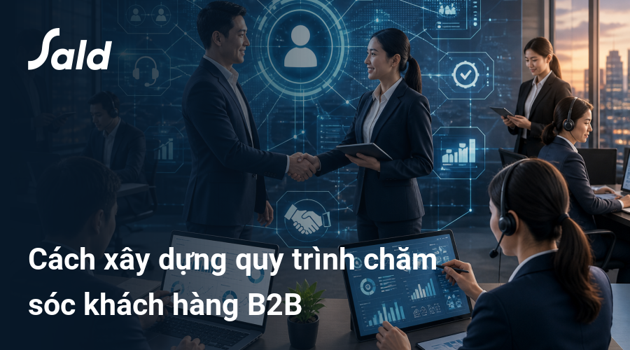 Cách xây dựng quy trình chăm sóc khách hàng B2B