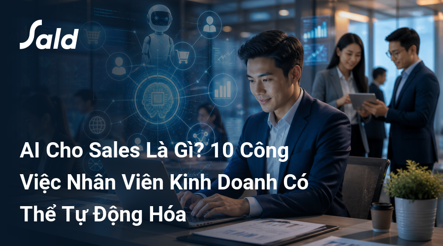 AI Cho Sales Là Gì? 10 Công Việc Nhân Viên Kinh Doanh Có Thể Tự Động Hóa