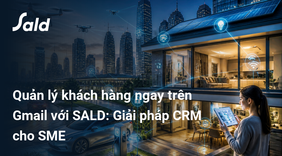 Quản lý khách hàng ngay trên Gmail với SALD: Giải pháp CRM cho SME