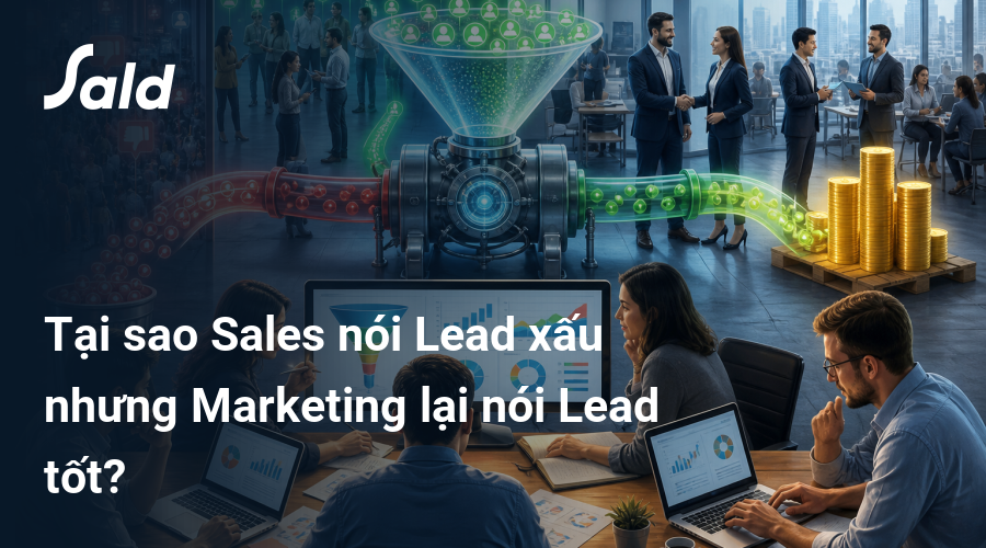Tại sao Sales nói Lead xấu nhưng Marketing lại nói Lead tốt?