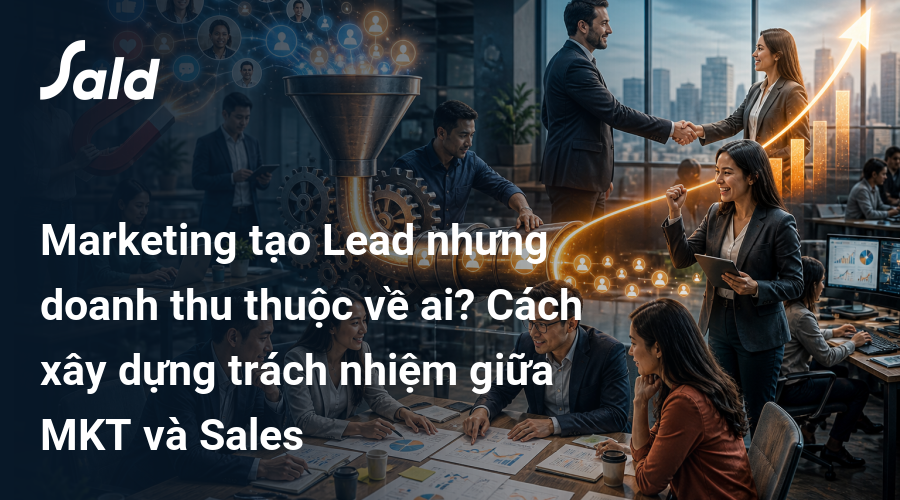 Marketing tạo Lead nhưng doanh thu thuộc về ai? Cách xây dựng trách nhiệm giữa MKT và Sales