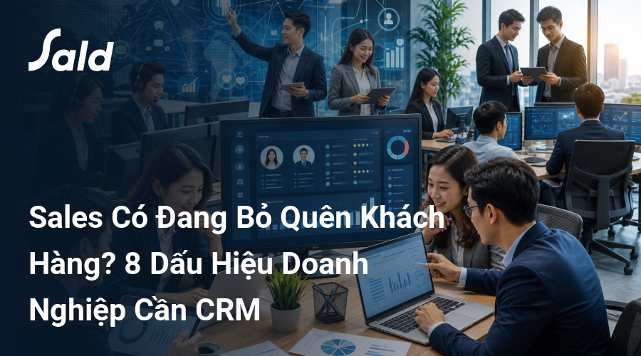 Sales Có Đang Bỏ Quên Khách Hàng? 8 Dấu Hiệu Doanh Nghiệp Cần CRM