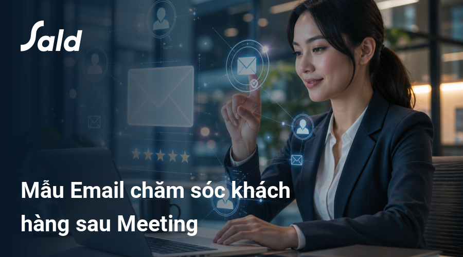 Mẫu Email chăm sóc khách hàng sau Meeting