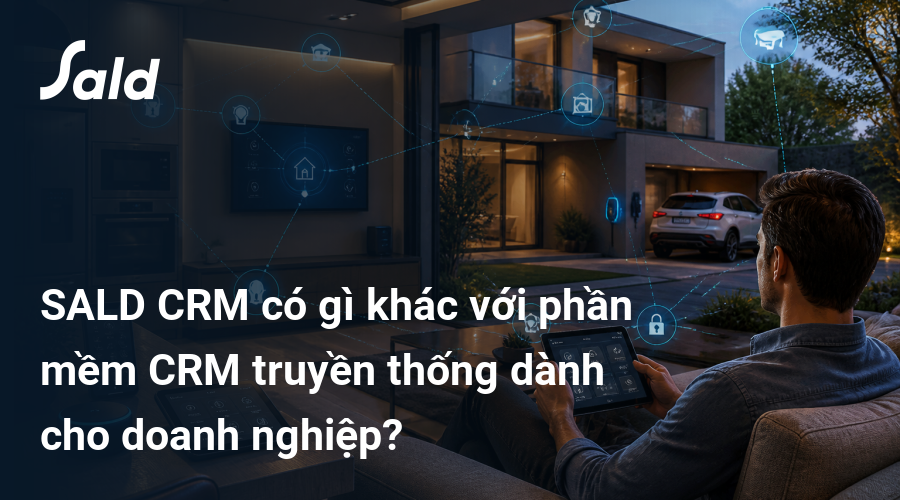SALD CRM có gì khác với phần mềm CRM truyền thống dành cho doanh nghiệp?