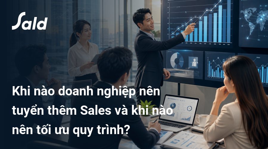 Khi nào doanh nghiệp nên tuyển thêm Sales và khi nào nên tối ưu quy trình?