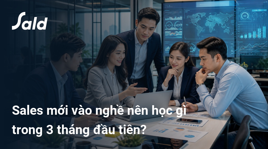 Sales mới vào nghề nên học gì trong 3 tháng đầu tiên?