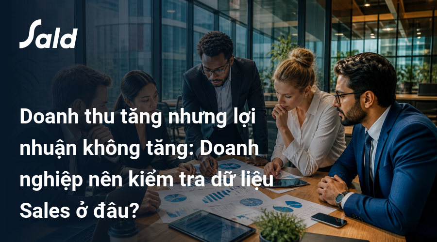 Doanh thu tăng nhưng lợi nhuận không tăng: Doanh nghiệp nên kiểm tra dữ liệu Sales ở đâu?