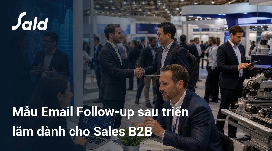 Mẫu Email Follow-up sau triển lãm dành cho Sales B2B