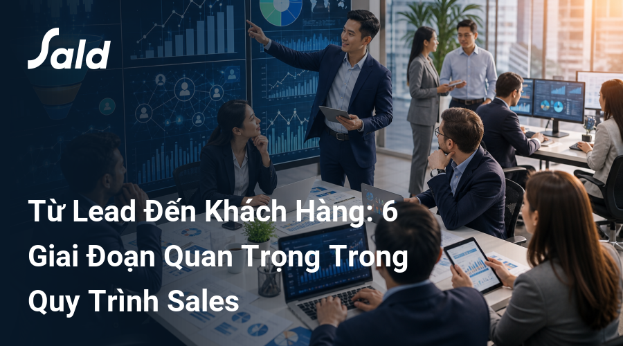 Từ Lead Đến Khách Hàng: 6 Giai Đoạn Quan Trọng Trong Quy Trình Sales