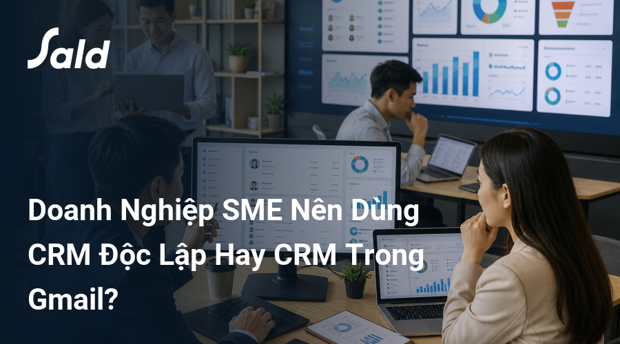 Doanh Nghiệp SME Nên Dùng CRM Độc Lập Hay CRM Trong Gmail?
