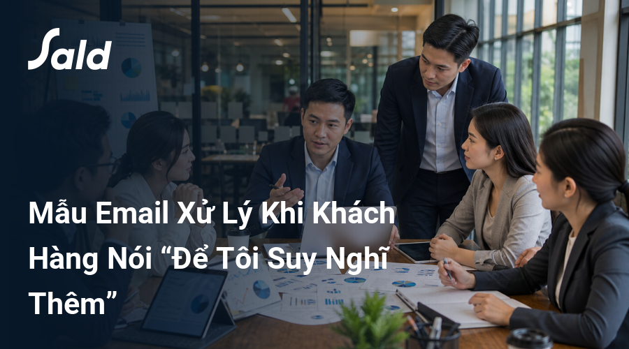 Mẫu Email Xử Lý Khi Khách Hàng Nói “Để Tôi Suy Nghĩ Thêm”