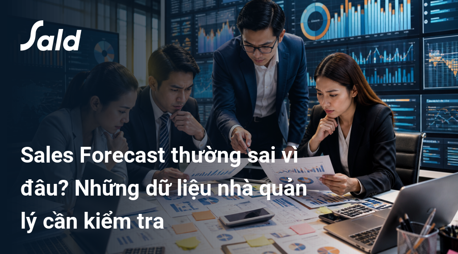 Sales Forecast thường sai vì đâu? Những dữ liệu nhà quản lý cần kiểm tra