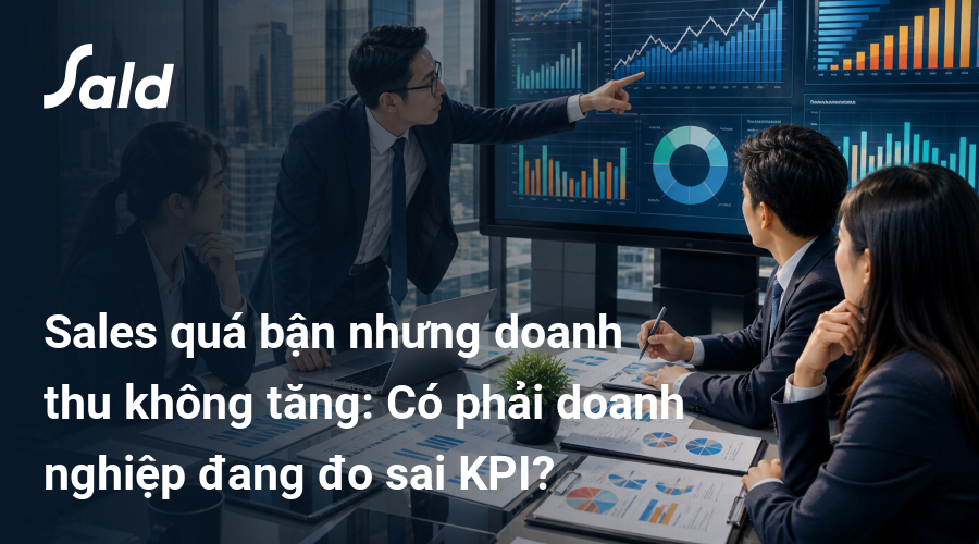 Sales quá bận nhưng doanh thu không tăng: Có phải doanh nghiệp đang đo sai KPI?