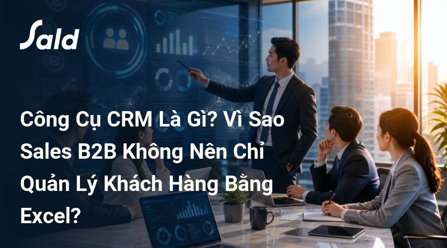 Công Cụ CRM Là Gì? Vì Sao Sales B2B Không Nên Chỉ Quản Lý Khách Hàng Bằng Excel?