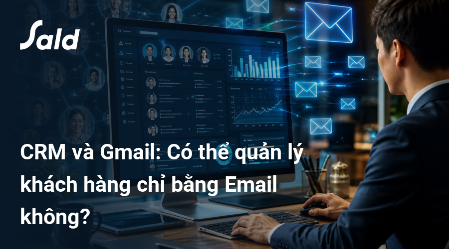 CRM và Gmail: Có thể quản lý khách hàng chỉ bằng Email không?