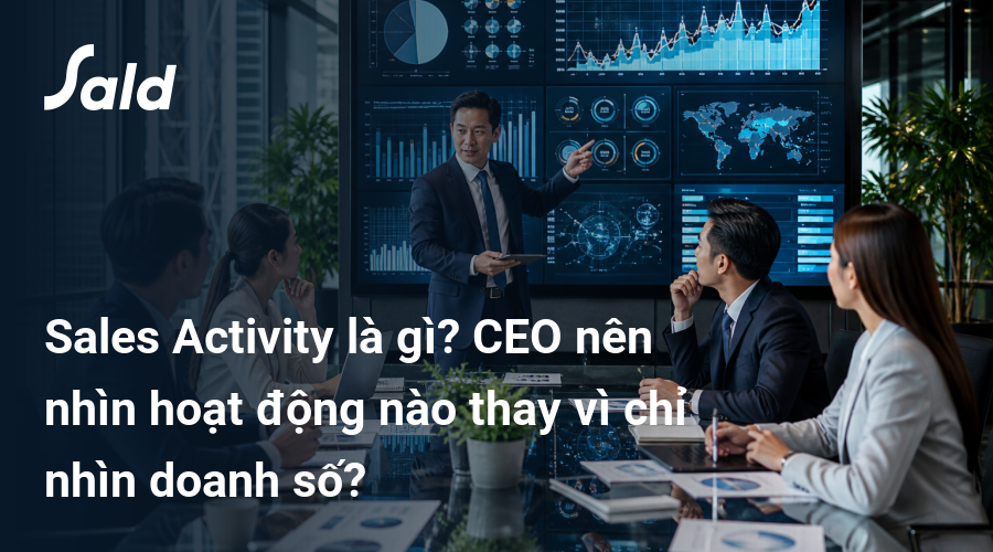 Sales Activity là gì? CEO nên nhìn hoạt động nào thay vì chỉ nhìn doanh số?