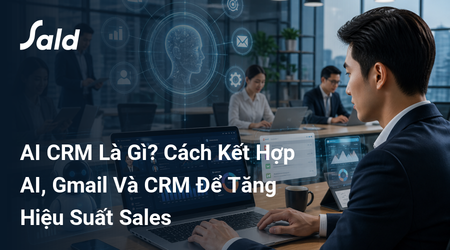 AI CRM Là Gì? Cách Kết Hợp AI, Gmail Và CRM Để Tăng Hiệu Suất Sales