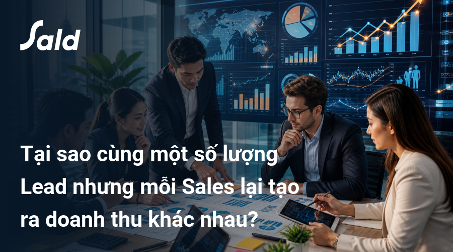 Tại sao cùng một số lượng Lead nhưng mỗi Sales lại tạo ra doanh thu khác nhau?