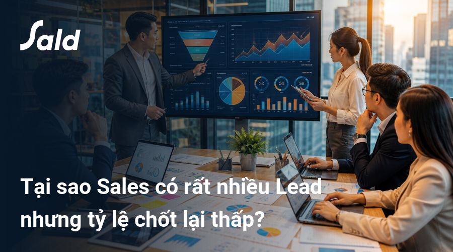 Tại sao Sales có rất nhiều Lead nhưng tỷ lệ chốt lại thấp?