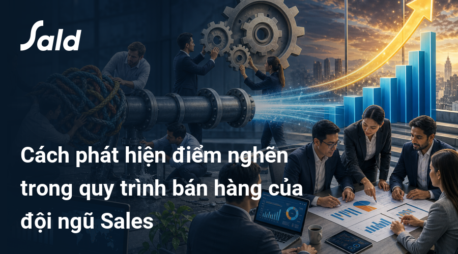Cách phát hiện điểm nghẽn trong quy trình bán hàng của đội ngũ Sales