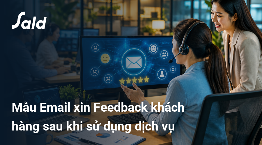 Mẫu Email xin Feedback khách hàng sau khi sử dụng dịch vụ