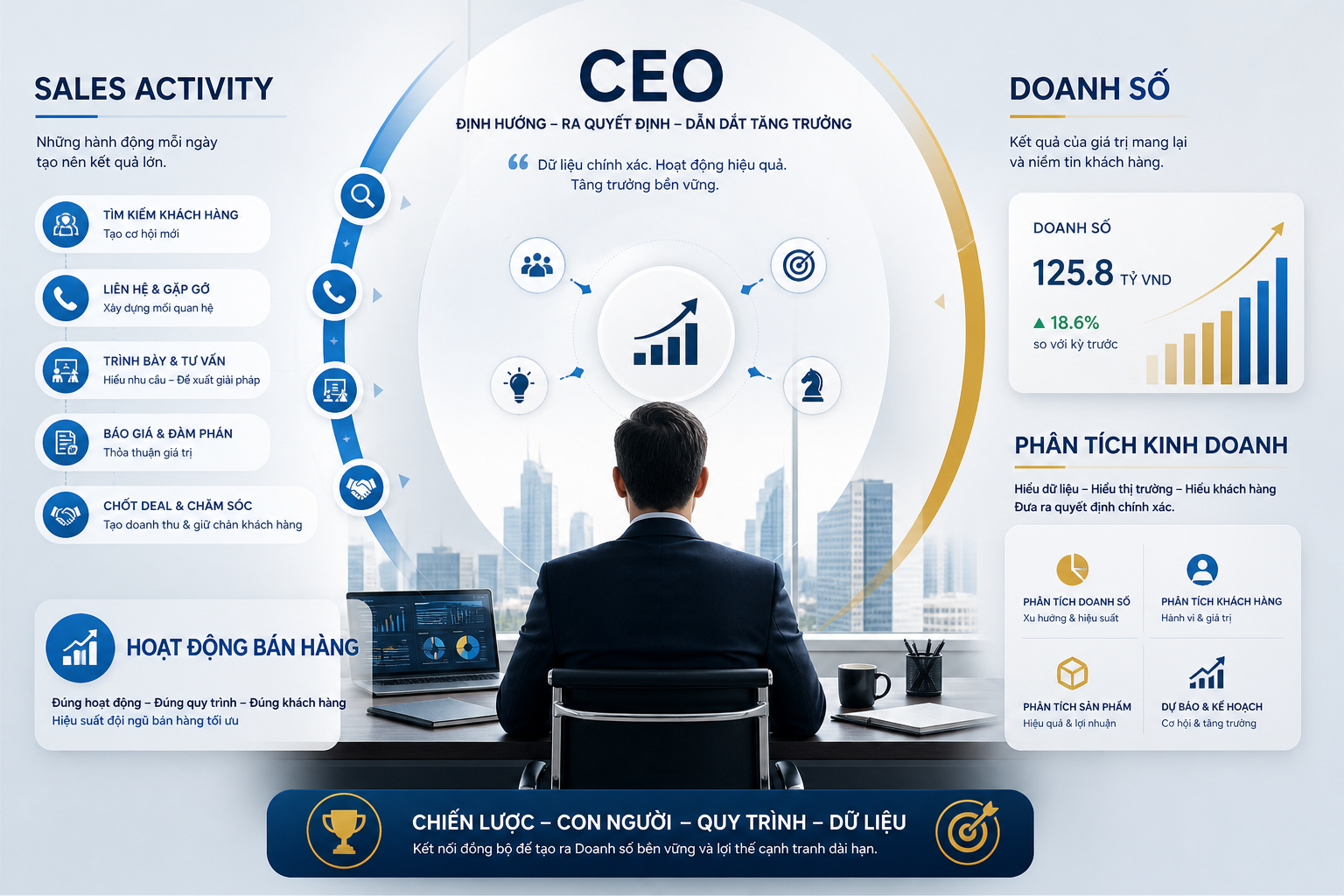 Sales Activity, CEO, doanh số, hoạt động bán hàng, phân tích kinh doanh
